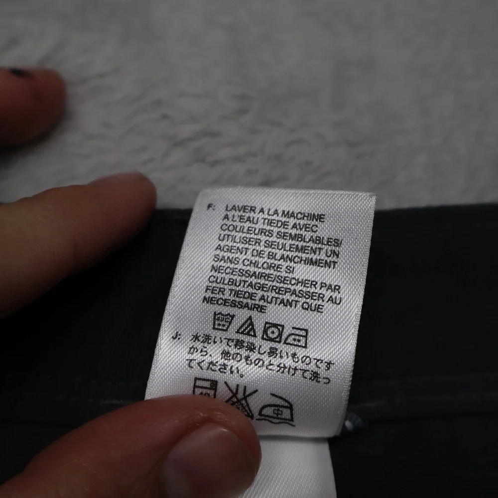 North Face Pants Mens‎ 34 Short Black Straight Lightweight Hiking Outdoor 33x31